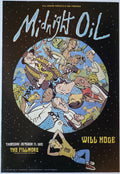 F481 Midnight Oil, The Fillmore by Dusty Cox - October 11, 2001 - San Francisco, Fillmore Gig Print
