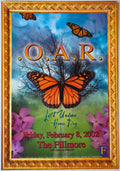 F509B O.A.R., Left Undone, Howie Day, The Fillmore by James Rheem Davis - February 8, 2002 - San Francisco, Fillmore Gig Print