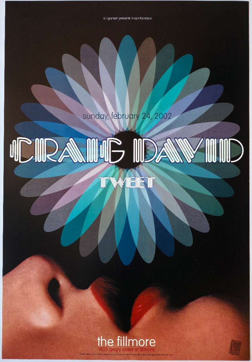 F512 Craig David, The Fillmore by Rex Ray - February 24, 2002 - San Francisco, Fillmore Gig Print