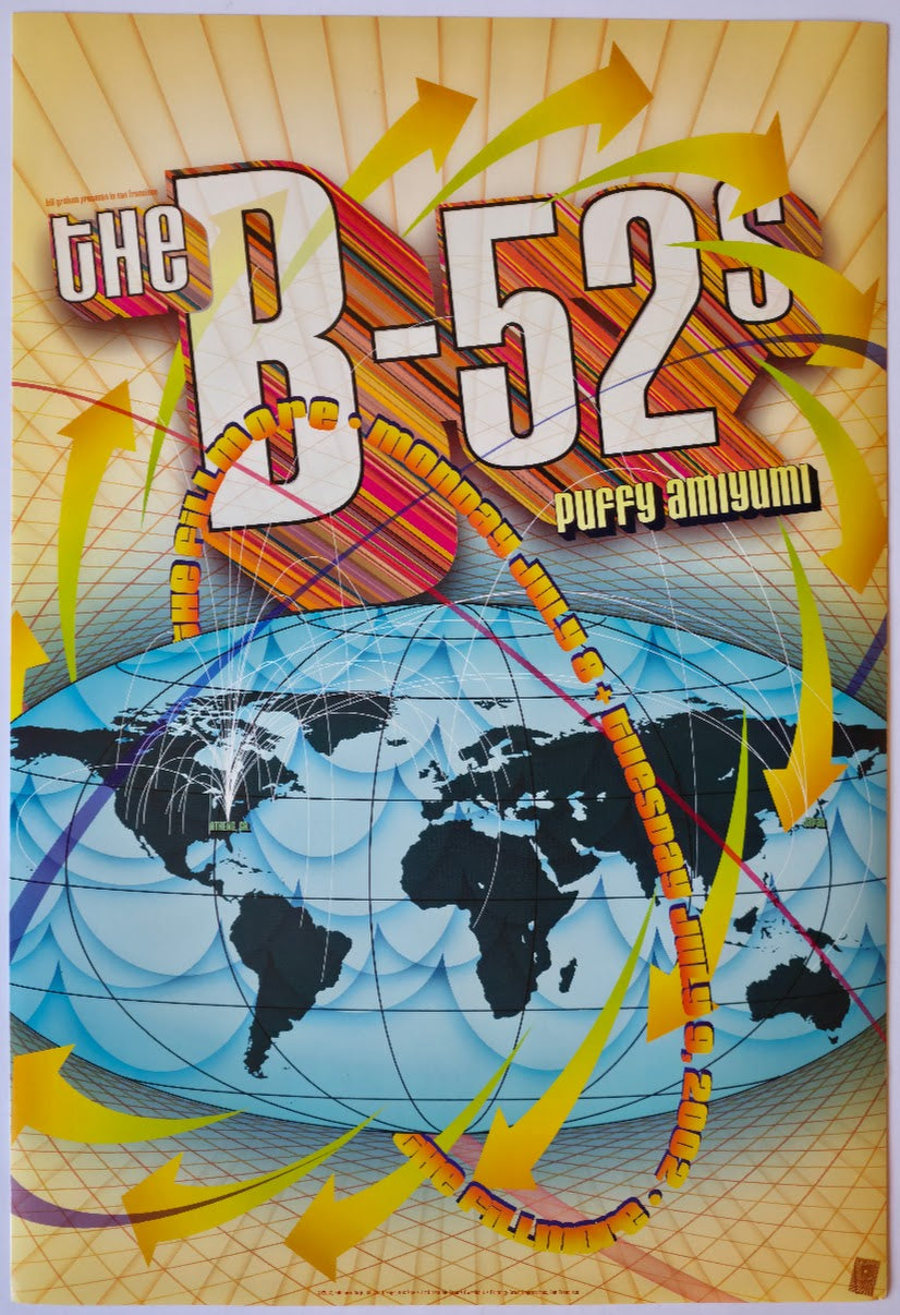 F529 The B-52s, Puffy Amiyumi, The Fillmore by Rex Ray - July 9, 2002 - San Francisco, Fillmore Gig Print