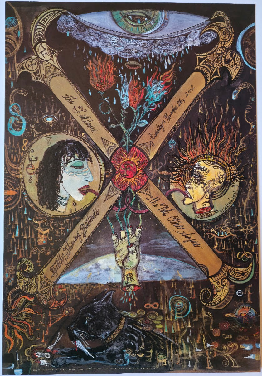 F547 X, Filthy Thieving Bastards, The Fillmore by Joel Elrod - November 26, 2002 - San Francisco, Fillmore Gig Print