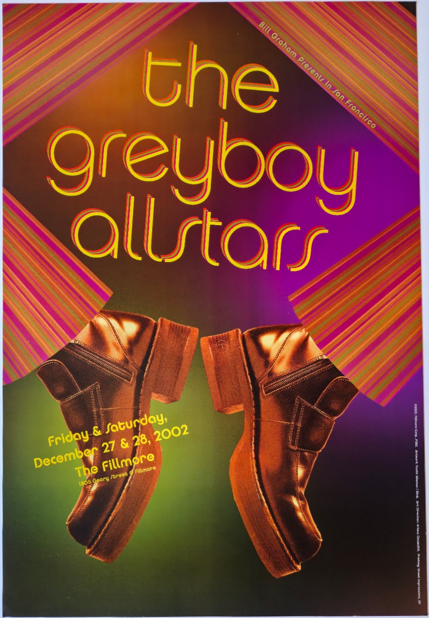 F550 The Greyboy Allstars, The Fillmore by Scott Idleman/Blink - December 27-28, 2002 - San Francisco, Fillmore Gig Print