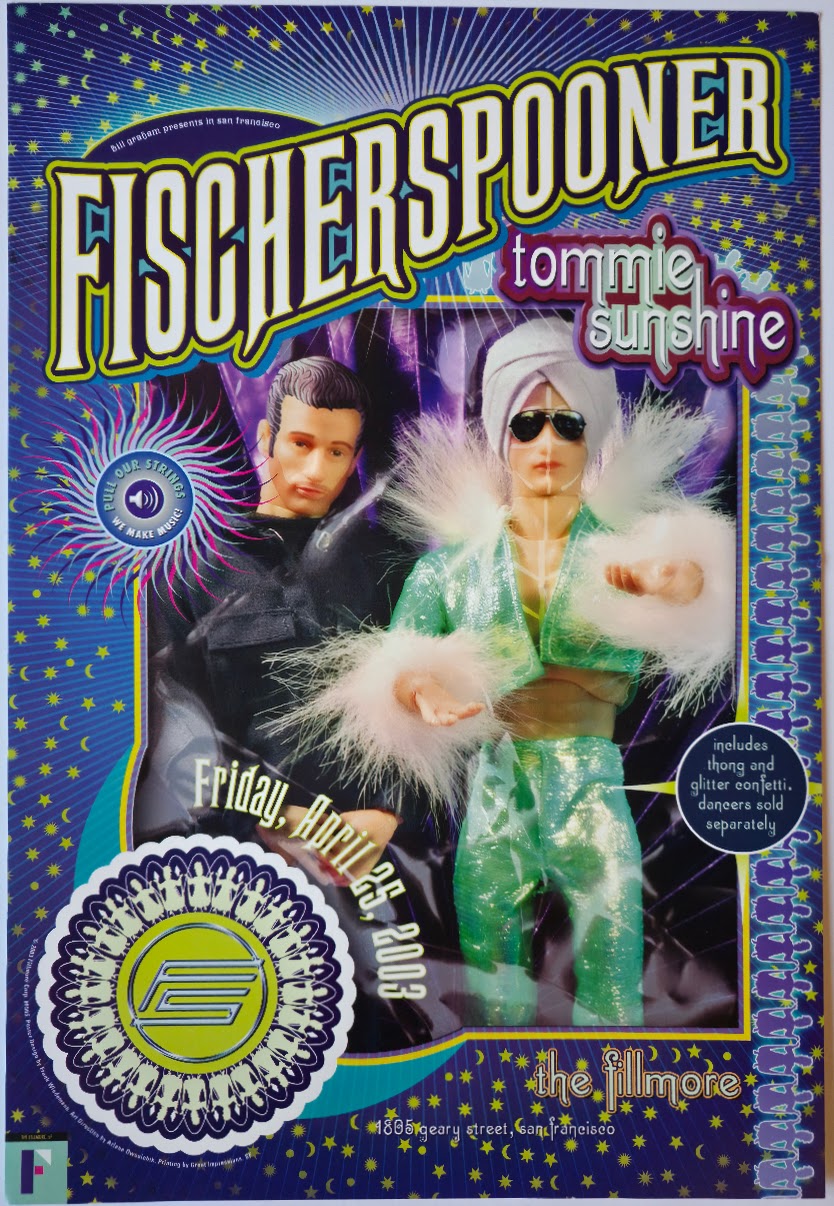 F565 Fischerspooner, Tommie Sunshine, The Fillmore by Frank Wiedmann - April 25, 2003 - San Francisco, Fillmore Gig Print