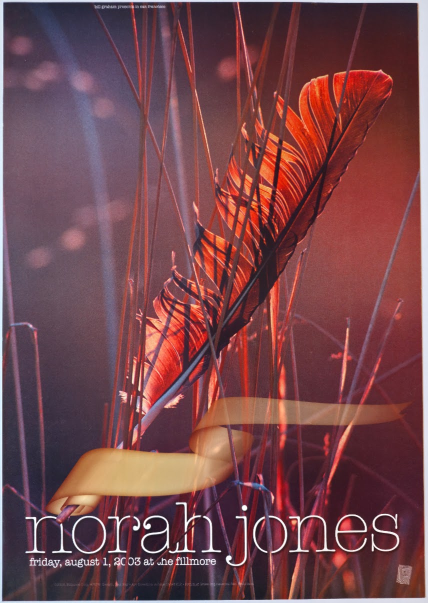 F578B Norah Jones, The Fillmore by Rex Ray - August 1, 2003 - San Francisco, Fillmore Gig Print