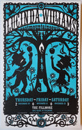 F599 Lucinda Williams, The Fillmore by Hugh D'Andrade - November 20-22, 2003 - San Francisco, Fillmore Gig Print