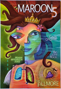F601 Maroon 5, The Fillmore by Alison Zawacki - November 24, 2003 - San Francisco, Fillmore Gig Print