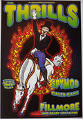 F615 The Thrills, The Fillmore by Chris Shaw - April 30, 2004 - San Francisco, Fillmore Gig Print