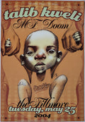 F622 Talib Kweli, MF Doom, The Fillmore by Justin Page - May 25, 2004 - San Francisco, Fillmore Gig Print