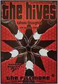 F628 The Hives, Sahara Hotnights, The Reigning Sound, The Fillmore by Chris Shaw - August 1, 2004 - San Francisco, Fillmore Gig Print