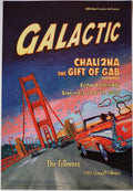 F630 Galactic, Chali2na, The Gift Of Gab, The Fillmore by Christopher Peterson - September 10-11, 2004 - San Francisco, Fillmore Gig Print
