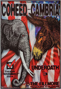 F639A Coheed And Cambria, Underthroath 3, The Fillmore by Chris Shaw - November 2, 2004 - San Francisco, Fillmore Gig Print