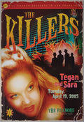 F684 The Killers, Tegan And Sara, The Fillmore by Frank Wiedmann - April 19, 2005 - San Francisco, Fillmore Gig Print