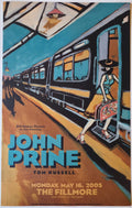 F691 John Prine, The Fillmore by Zachoria O' Hora - May 16, 2005 - San Francisco, Fillmore Gig Print