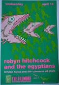 F6 Robyn Hitchcock and the Egyptians, The Fillmore by Arlene Owseichik - April 13, 1988 - Fillmore Gig Print