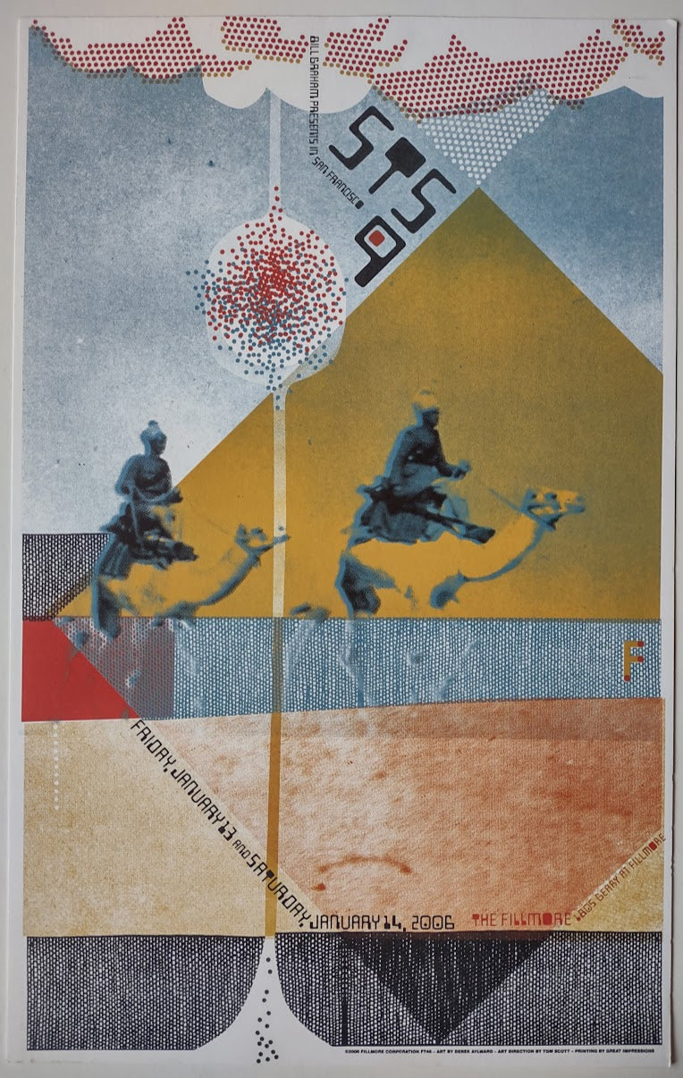 F746 Sound Tribe Sector Nine, The Fillmore by Derek Aylward - January 14, 2006 - San Francisco, Fillmore Gig Print