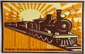 F749 Railroad Earth, Hackensaw Boys, The Fillmore by Todd Slater - January 21, 2006 - San Francisco, Fillmore Gig Print