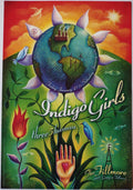 F751 Indigo Girls, Three 5 Humans, The Fillmore by Alison Zawacki - January 27, 2006 - San Francisco, Fillmore Gig Print
