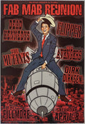 F771 Dead Kennedys, Flipper, The Mutants, The Avengers, The Fillmore by Chris Shaw - April 8, 2006 - San Francisco, Fillmore Gig Print