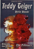 F788 Teddy Geiger, Dirtie Blonde, The Fillmore by Alex Fisher - June 28, 2006 - San Francisco, Fillmore Gig Print