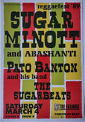 F79 Sugar Minott, The Fillmore by Elsa Bouman - March 4, 1989 - San Francisco, Fillmore Gig Print