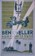 F807 Ben Kweller, Sam Roberts Band, The Fillmore by Derek Aylward - September 24, 2006 - San Francisco, Fillmore Gig Print