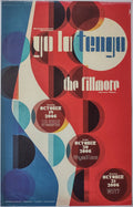 F816 Yo La Tengo, The Fillmore by Michael Laurence - October 19-21, 2006 - San Francisco, Fillmore Gig Print