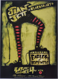 F825 Joan Jett, Eagles Of Death Metal, The Fillmore by Hugh D'Andrade - November 4, 2006 - San Francisco, Fillmore Gig Print