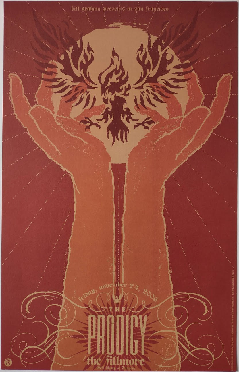 F829 The Prodigy, The Fillmore by Todd Slater - Novemer 24, 2006 - San Francisco, Fillmore Gig Print