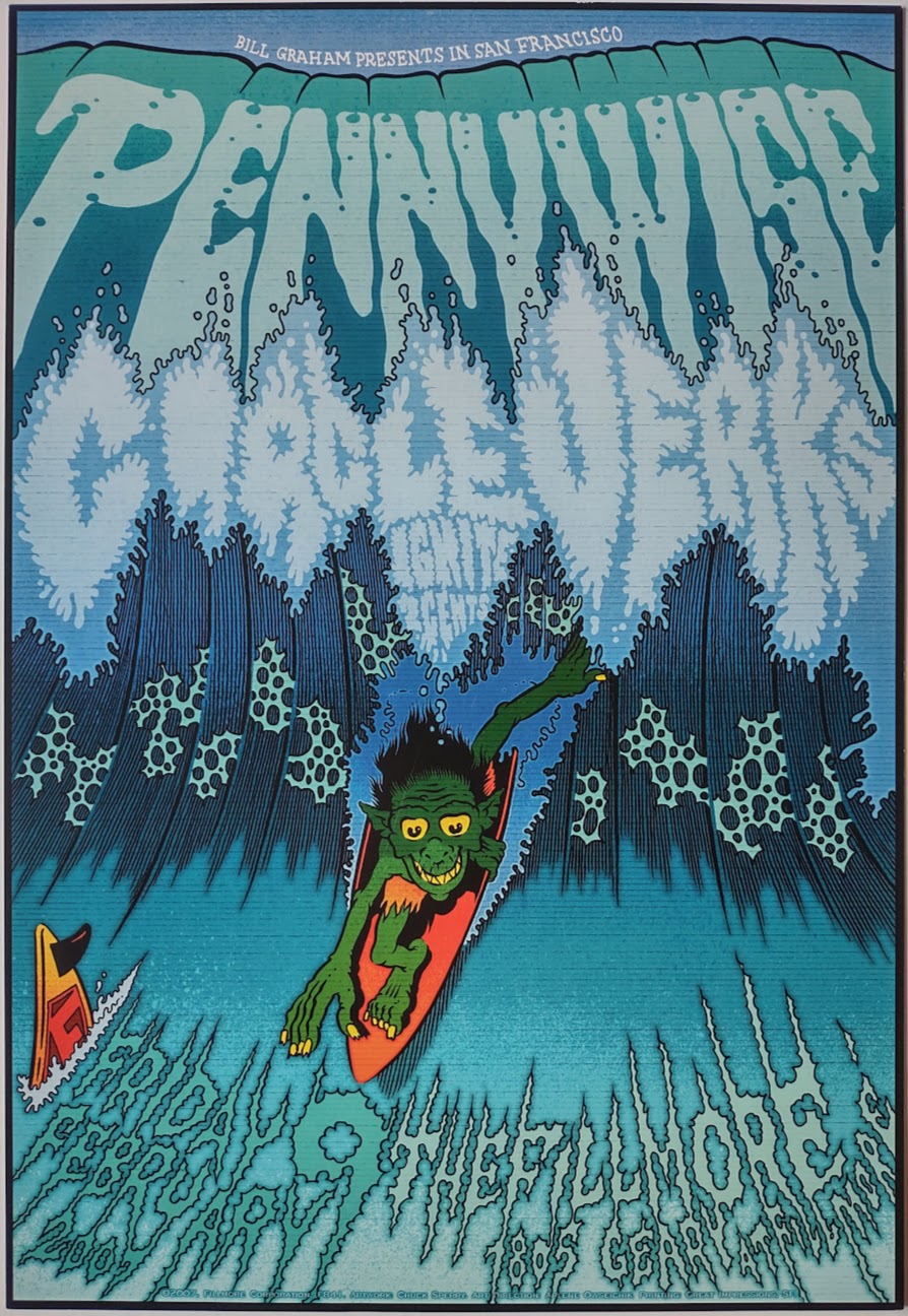 F841 Pennywise, Circle Jerks, The Fillmore by Chuck Sperry - February 9, 2007 - San Francisco, Fillmore Gig Print