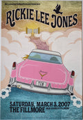 F846 Rickie Lee Jones, The Fillmore by Wendy Wright - March 3, 2007 - San Francisco, Fillmore Gig Print