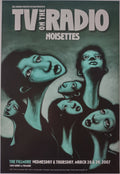 F853 TV On The Radio, Noisettes, The Fillmore by John Mavroudis - March 28-29, 2007 - San Francisco, Fillmore Gig Print