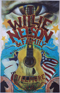 F861 Willie Nelson & Family, The Fillmore by Jason Redwood - April 18, 2007 - San Francisco, Fillmore Gig Print