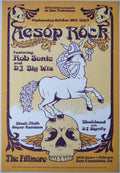 F895 Aesop Rock, The Fillmore by Jeremy Fish - October 10, 2007 - San Francisco, Fillmore Gig Print