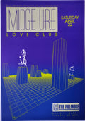 F89 Midge Ure, The Fillmore by Arlene Owseichik - April 22, 1989 - San Francisco, Fillmore Gig Print