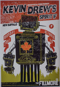F903 Kevin Drew's Spirit If, The Fillmore by Scrojo - October 29, 2007 - San Francisco, Fillmore Gig Print