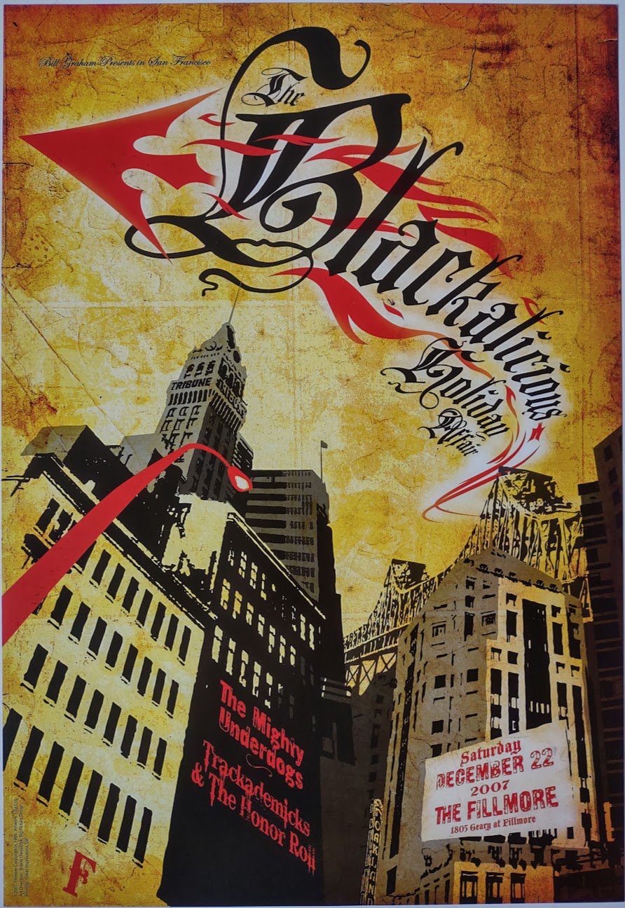 F909 Blackalicious, The Fillmore by Lisa Eng - December 22, 2007 - San Francisco, Fillmore Gig Print