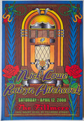 F937 Nick Lowe, Robyn Hitchcock, The Fillmore by Dennis Loren - April 12, 2008 - San Francisco, Fillmore Gig Print