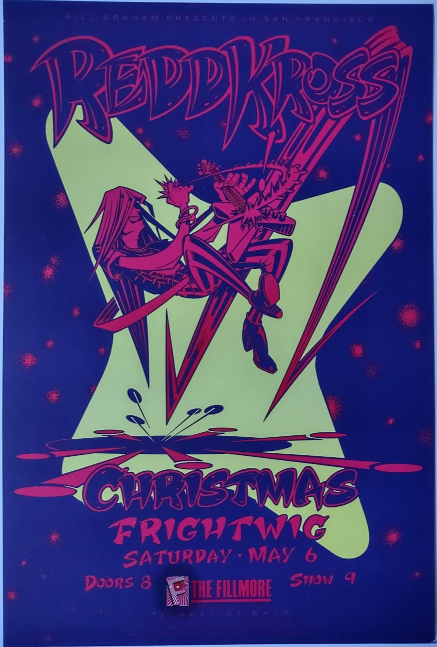 F94 Redd Kross, The Fillmore by Dan Quarnstrom - May 6, 1989 - San Francisco, Fillmore Gig Print