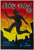 F964 Tokio Hotel, The Fillmore by Jimbo Phillips - August 19, 2008 - San Francisco, Fillmore Gig Print