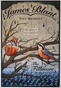 F966 James Blunt, Tift Merritt, The Fillmore by Derek Studebaker Johnson - August 27, 2008 - San Francisco, Fillmore Gig Print