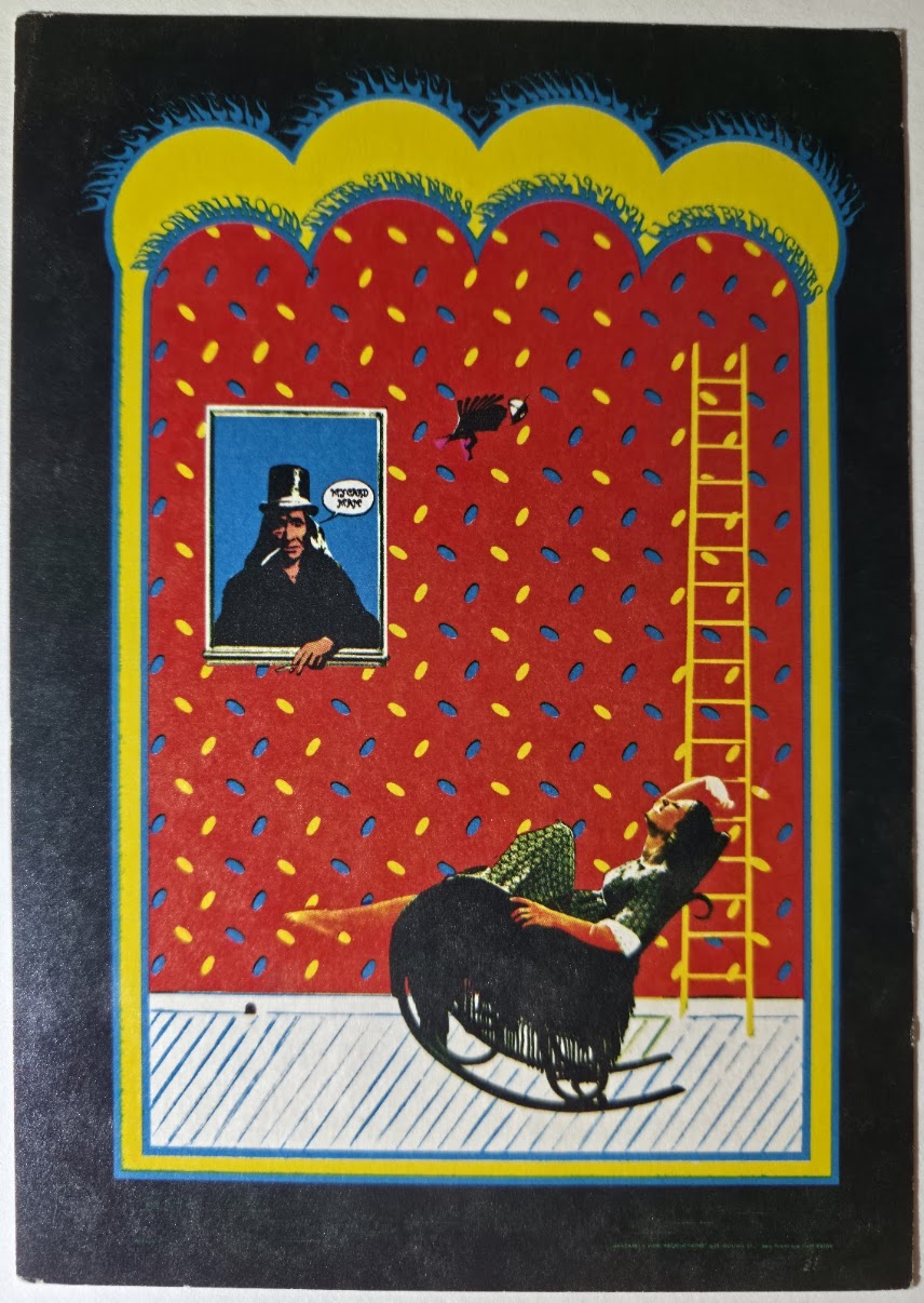 Genesis, Siegel-Schwall Band, Mother Earth, The Avalon Ballroom by Robert Fried - January 19-21, 1968 - Family Dog Vintage Postcard