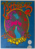 Chuck Berry, The Sons Of Champlin, Denver Dog by Rick Griffin, Victor Moscoso - November 17, 1967 - Family Dog Vintage Postcard
