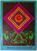 Big Brother & The Holding Co, The Charlatans, Blue Cheer, The Avalon Ballroom by Victor Moscoso - March 31 - April 1, 1967 - Family Dog Vintage Postcard