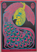 Quicksilver Messenger Service, Steve Miller Blues Band, The Daily Flash, The Avalon Ballroom by Victor Moscoso - March 10-11, 1967 - Family Dog Vintage Postcard