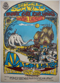Siegel-Schwall, Buddy Guy, The Avalon Ballroom by Joel Black - February 9-11, 1968 - Family Dog Vintage Postcard
