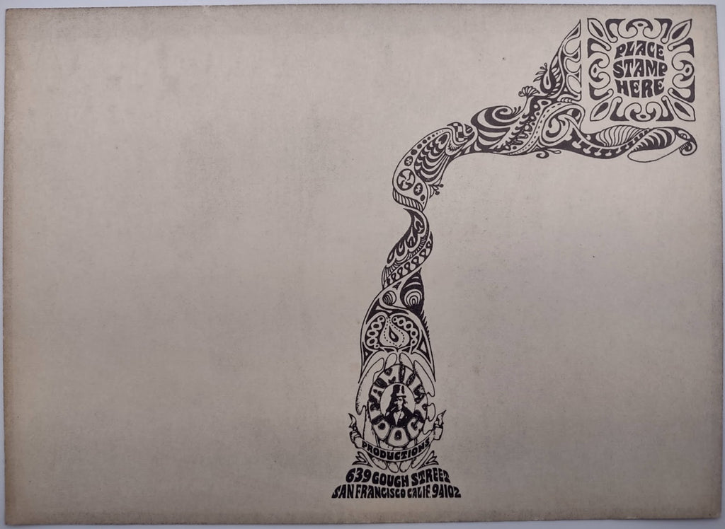 Quicksilver Messenger Service, The Sons Of Champlin, The Avalon Ballroom by San Andreas Fault, Steve Rahn - November 28-30, 1968 - Family Dog Vintage Postcard