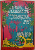 Siegel-Schwall Band, Kaleidoscope, The Avalon Ballroom by San Andreas Fault - March 22-24, 1968 - Family Dog Vintage Postcard