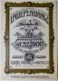Quicksilver Messenger Service, Siegel-Schwall Band, Phoenix, The Avalon Ballroom by Rick Griffin - July 4, 1967 - Family Dog Vintage Postcard