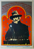 Big Brother & The Holding Co, Bo Diddley, Bukka White, Salvation Army Banned, The Avalon Ballroom by Robert Fried - August 24-27, 1967 - Family Dog Vintage Postcard