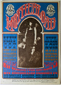 Big Brother & The Holding Co, The Sir Douglas Quartet, Orkestra, The Avalon Ballroom by Rick Griffin, Bob Seidemann - May 5-7, 1967 - Family Dog Vintage Postcard